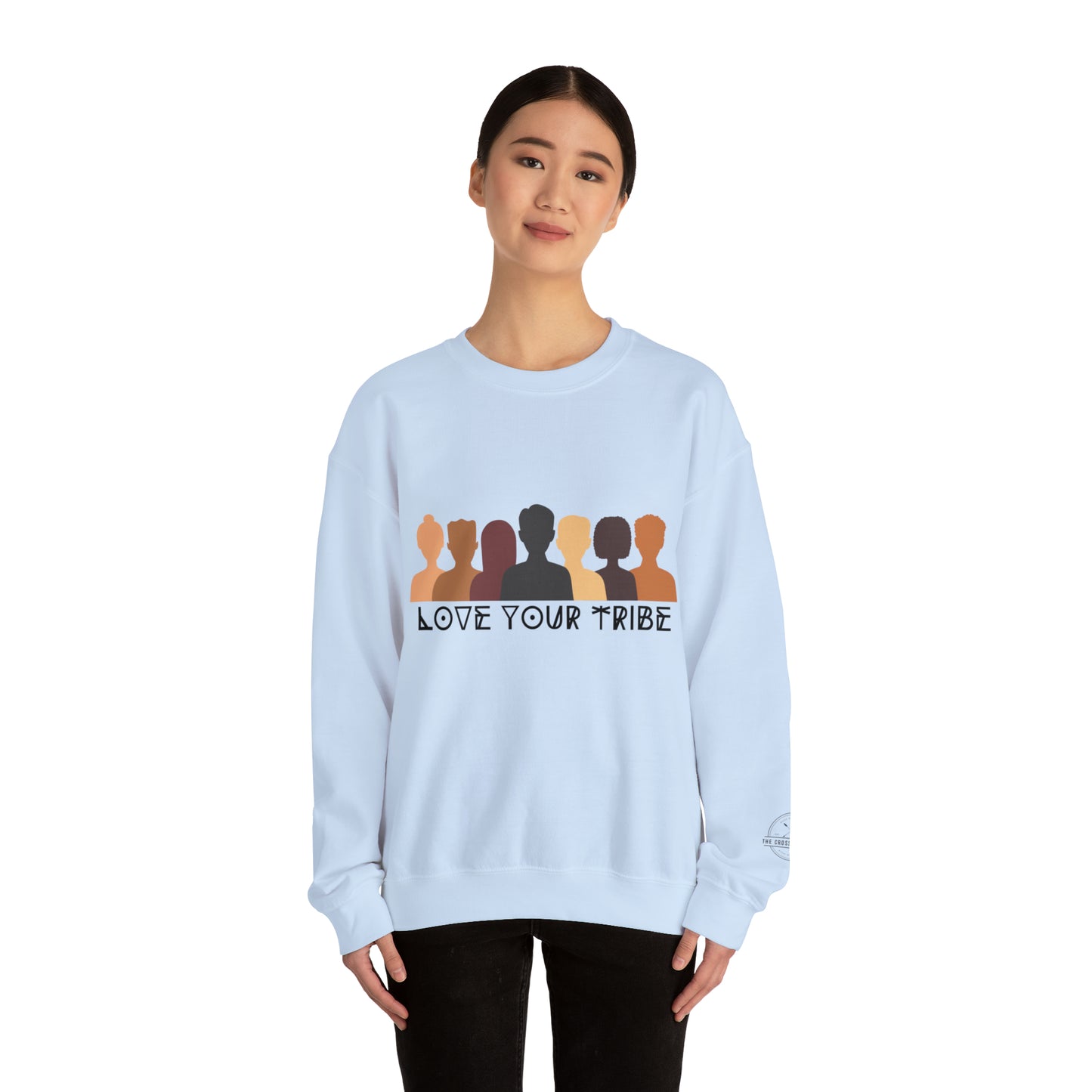 Love Your Tribe - Women's Heavy Blend™ Crewneck Sweatshirt