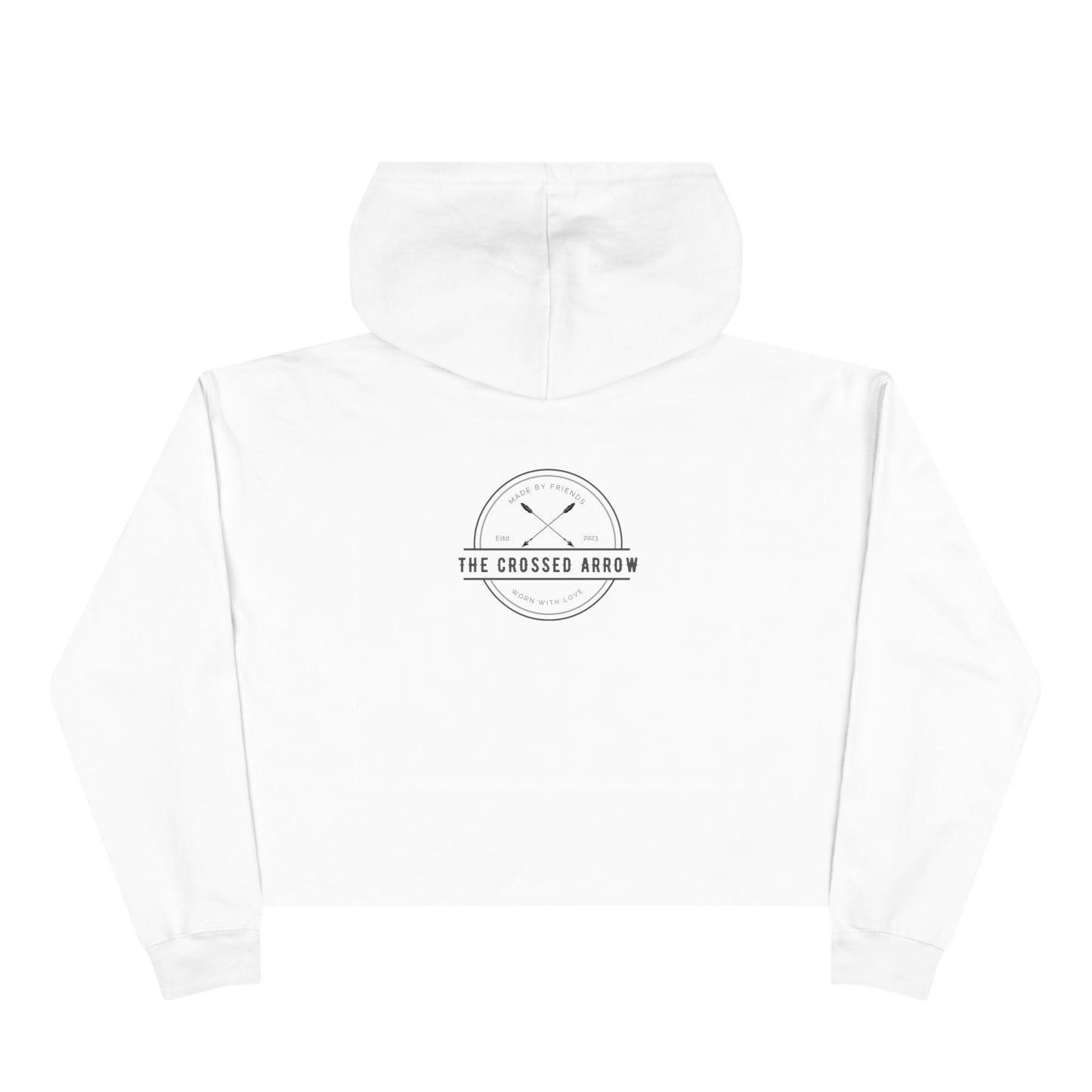 Know Your Worth - Crop Hoodie