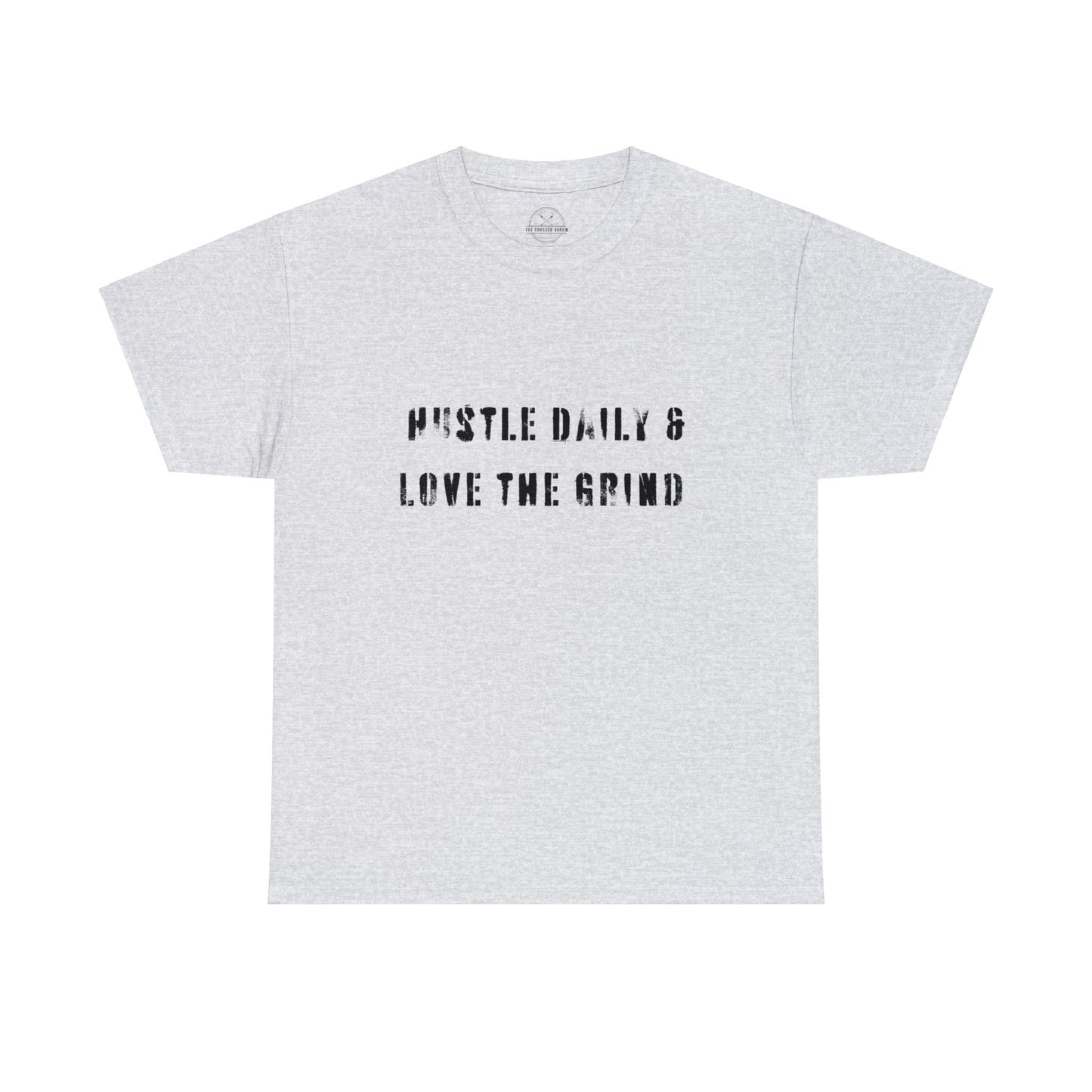 Hustle Daily and Love the Grind - Men's Heavy Cotton Tee