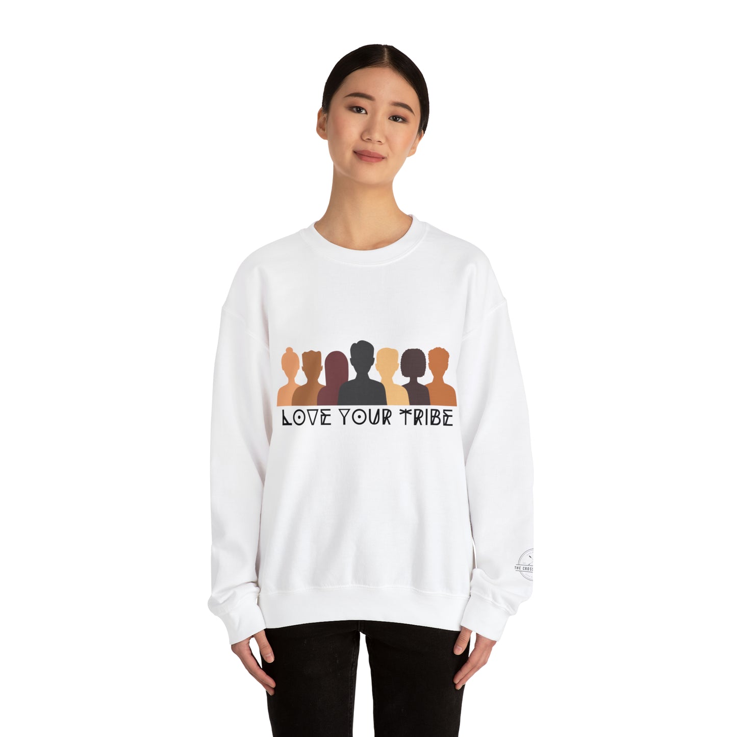 Love Your Tribe - Women's Heavy Blend™ Crewneck Sweatshirt