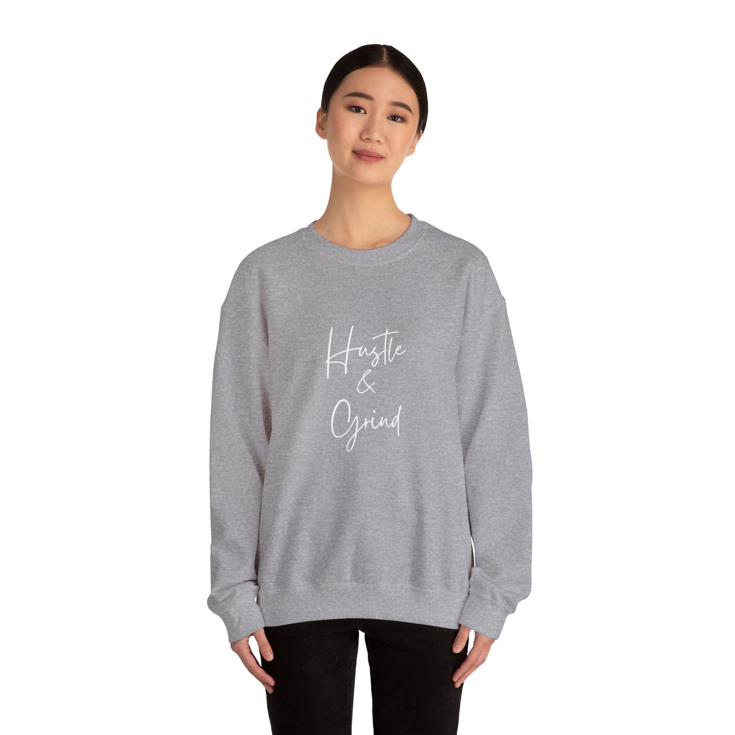 Hustle and Grind - Unisex Heavy Blend™ Crewneck Sweatshirt