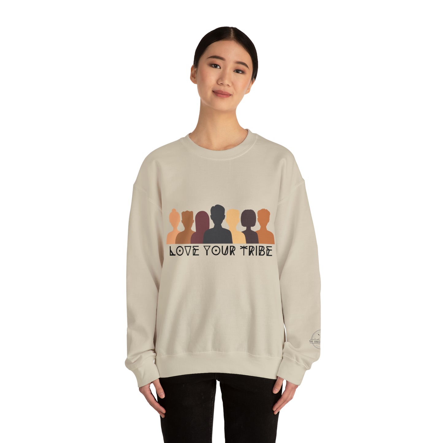 Love Your Tribe - Women's Heavy Blend™ Crewneck Sweatshirt