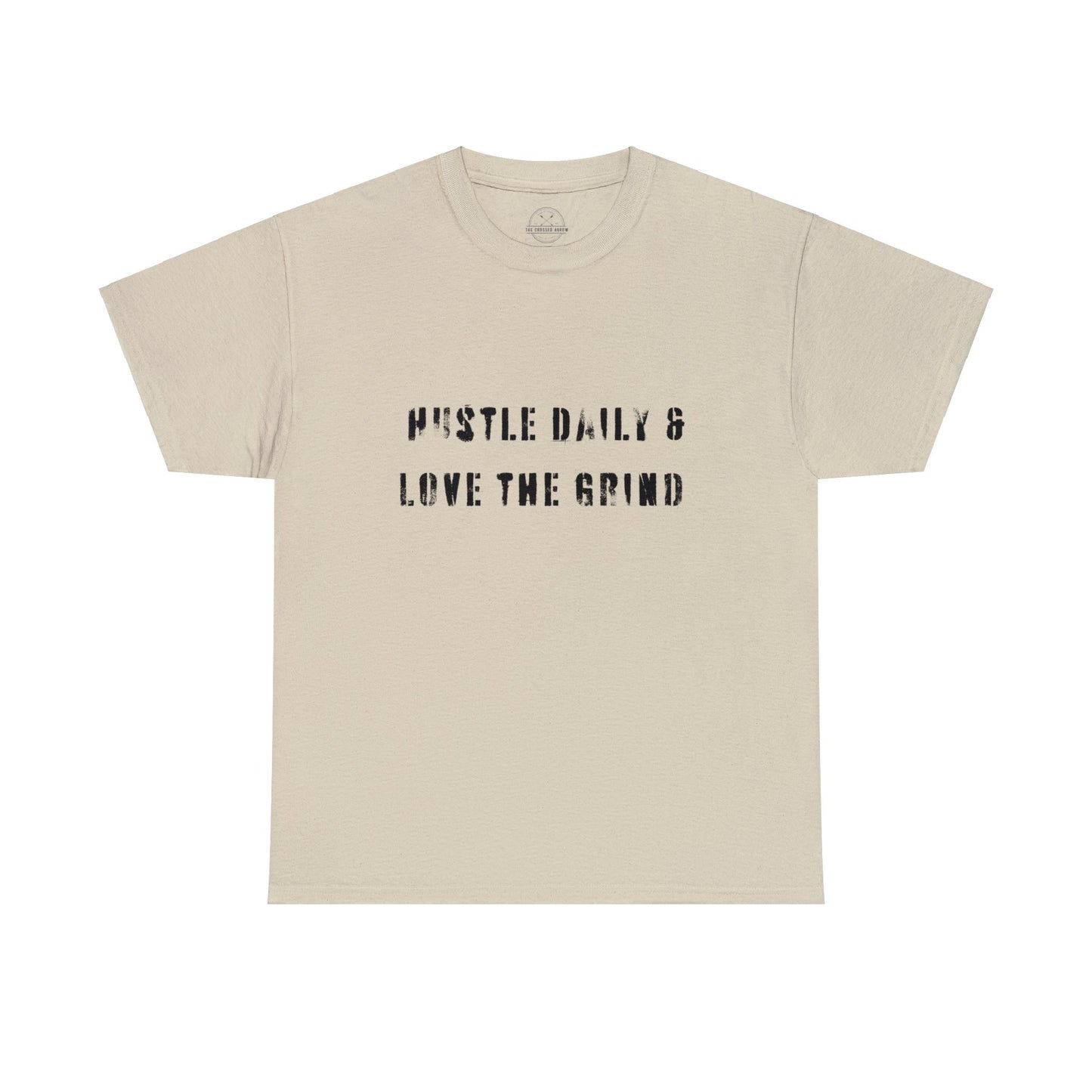 Hustle Daily and Love the Grind - Men's Heavy Cotton Tee