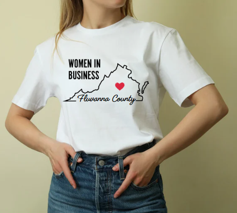 WIB Fluvanna Cursive - Short Sleeve Soft Style Tee - Fluvanna Women in Business